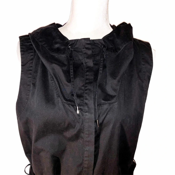 LAFAYETTE 148 New York Anorak Button Down Hooded Outdoor Sleeveless Jacket - Picture 4 of 13